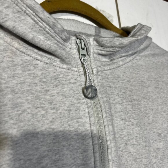 Athleta Girl Zip Up Sweatshirt Gray Size Large / 12 - Picture 3 of 7